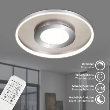 Briloner 3640-012 - LED Stmívatelné stropní svítidlo LED/25W/230V 2700-6500K + dálkové ovládání