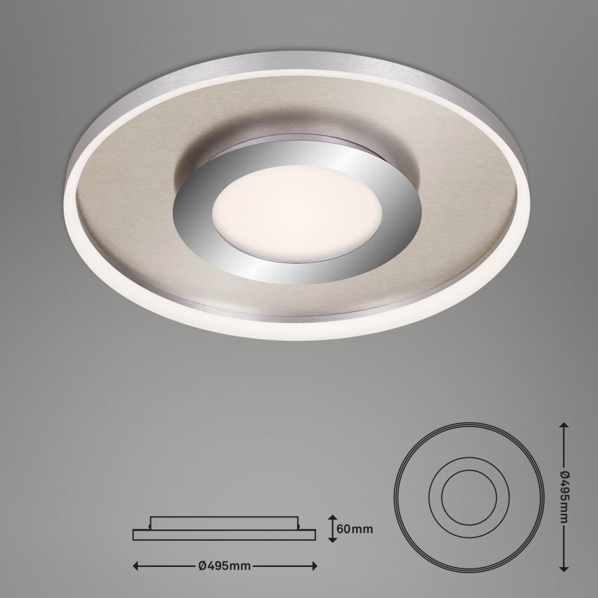 Briloner 3640-012 - LED Stmívatelné stropní svítidlo LED/25W/230V 2700-6500K + dálkové ovládání