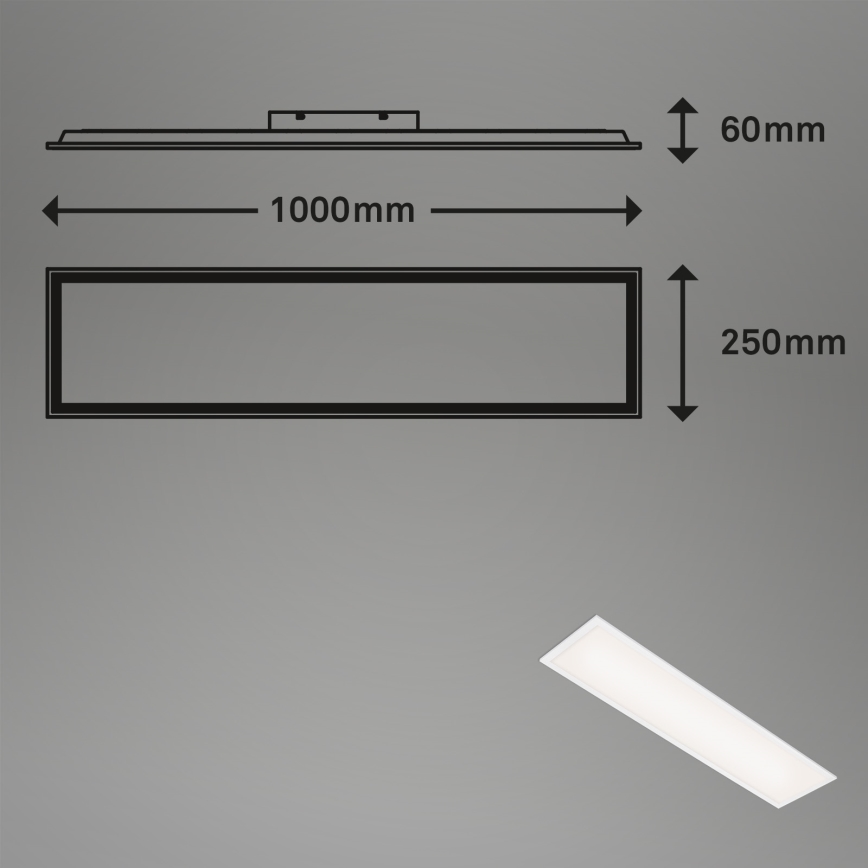 Briloner 7067-016 - LED Stropní svítidlo SIMPLE LED/24W/230V