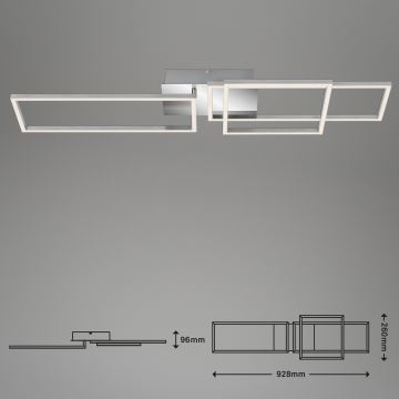 Briloner - LED Stmívatelný přisazený lustr FRAME LED/44W/230V