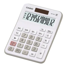 Casio - Stolní kalkulačka 1xLR1130 stříbrná