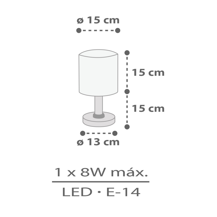 Dalber 60621 - Dětská lampička RHICO AND CROCO 1xE14/8W/230V