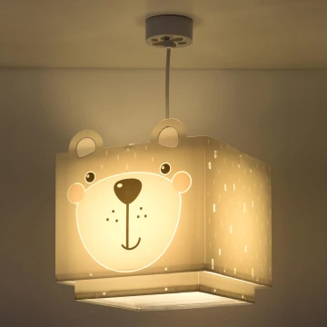 Dalber 64572 - Dětský lustr LITTLE TEDDY 1xE27/60W/230V