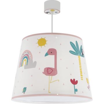 Dalber 82462 - Dětský lustr FLAMINGO 1xE27/15W/230V