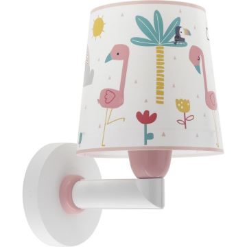 Dalber 82469 - Dětské nástěnné svítidlo FLAMINGO 1xE27/15W/230V