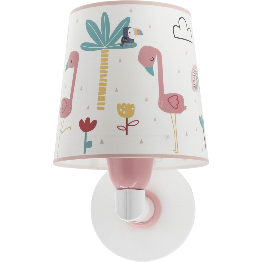 Dalber 82469 - Dětské nástěnné svítidlo FLAMINGO 1xE27/15W/230V