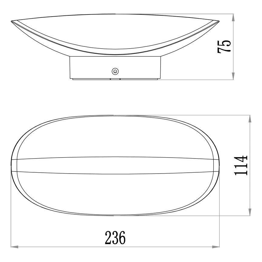 Deko-Light 731078 - LED Venkovní nástěnné svítidlo AVIOR LED/12,7W/230V IP54 antracit