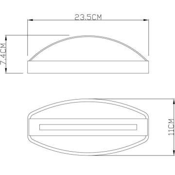 Deko-Light 731093 - LED Venkovní nástěnné svítidlo ERIDANI LED/13W/230V IP44 antracit