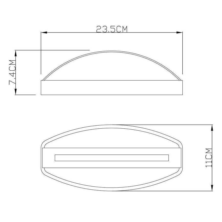 Deko-Light 731093 - LED Venkovní nástěnné svítidlo ERIDANI LED/13W/230V IP44 antracit