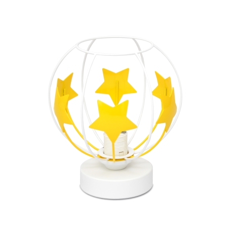 Dětská stolní lampa STARS 1xE27/15W/230V žlutá/bílá