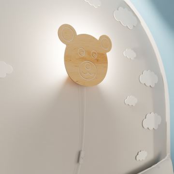 Dětské nástěnné svítidlo TED 1xE14/10W/230V medvěd