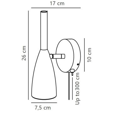 DFTP by Nordlux - Nástěnné bodové svítidlo PURE 1xGU10/8W/230V bílá