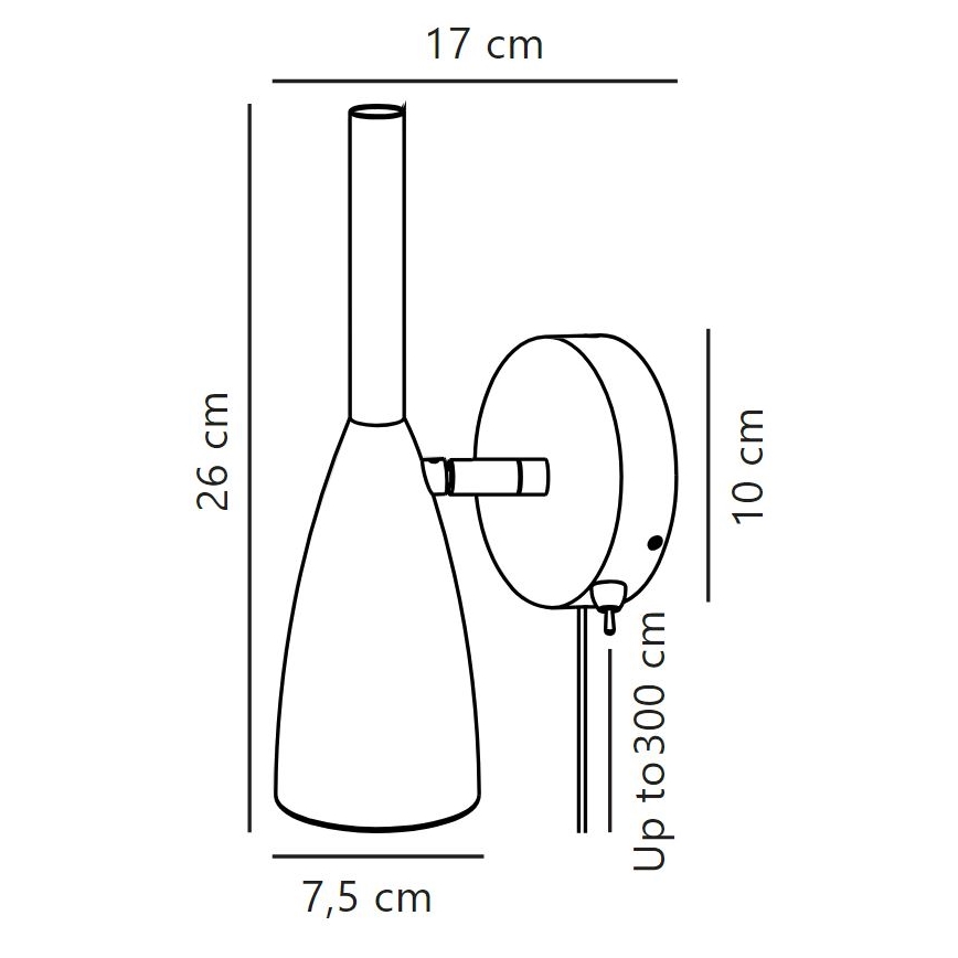 DFTP by Nordlux - Nástěnné bodové svítidlo PURE 1xGU10/8W/230V šedá