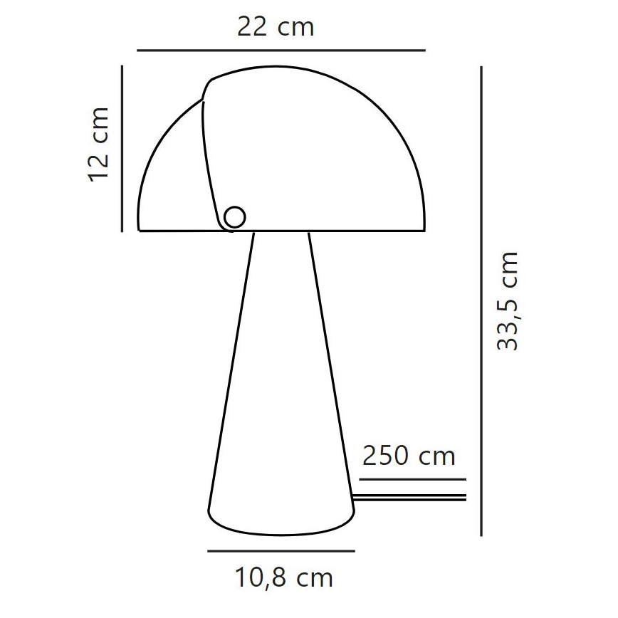 DFTP by Nordlux - Stolní lampa s nastavitelným stínítkem ALIGN 1xE27/25W/230V béžová