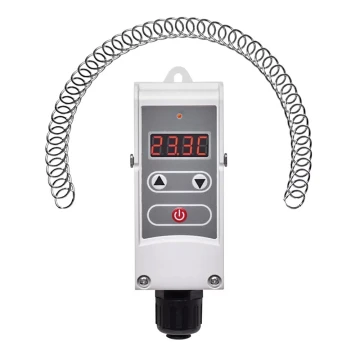 Digitální termostat příložný 230V