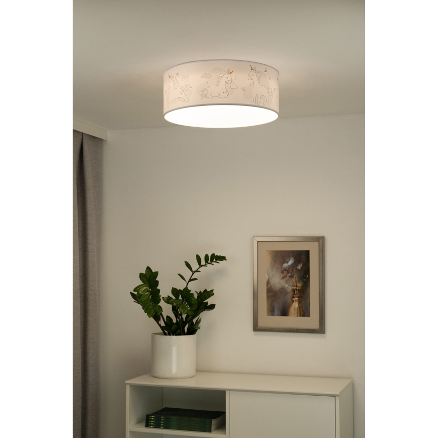 Duolla - LED Dětské stropní svítidlo CORTINA LED/26W/230V pr. 40 cm 4000K