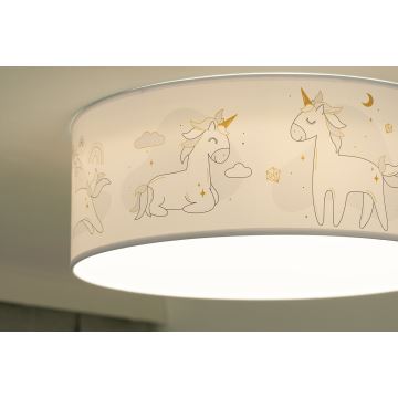 Duolla - LED Dětské stropní svítidlo CORTINA LED/26W/230V pr. 40 cm 4000K