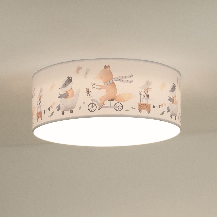 Duolla - LED Dětské stropní svítidlo CORTINA LED/26W/230V pr. 40 cm 4000K