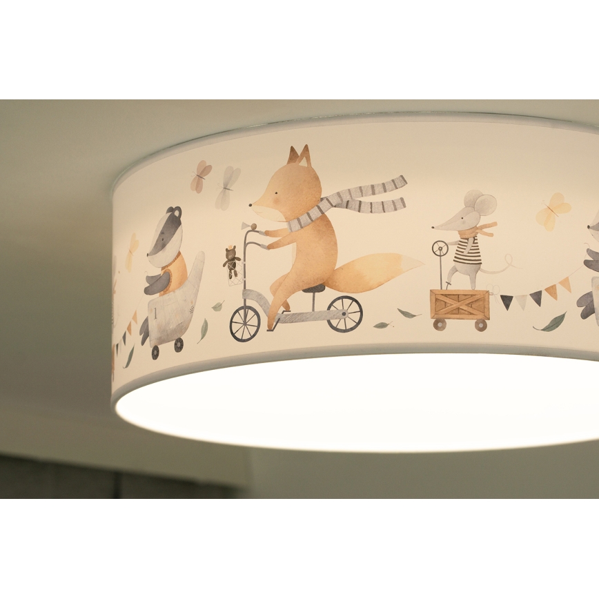 Duolla - LED Dětské stropní svítidlo CORTINA LED/26W/230V pr. 40 cm 4000K