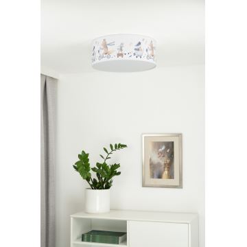 Duolla - LED Dětské stropní svítidlo CORTINA LED/26W/230V pr. 40 cm 4000K