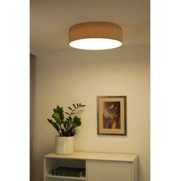 Duolla - LED Stropní svítidlo CORTINA LED/26W/230V pr. 30 cm béžová