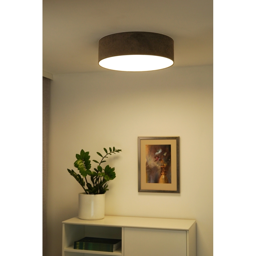 Duolla - LED Stropní svítidlo CORTINA LED/26W/230V pr. 30 cm hnědá