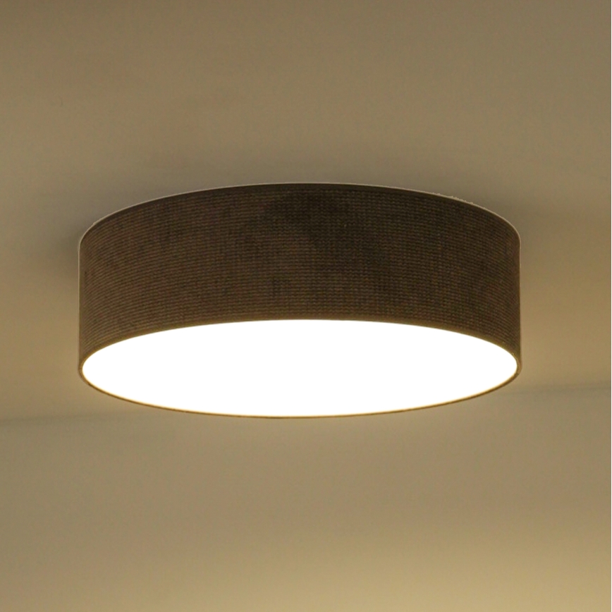 Duolla - LED Stropní svítidlo CORTINA LED/26W/230V pr. 30 cm hnědá