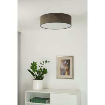 Duolla - LED Stropní svítidlo CORTINA LED/26W/230V pr. 30 cm hnědá