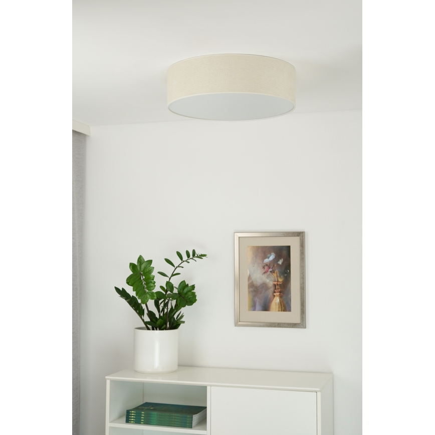 Duolla - LED Stropní svítidlo CORTINA LED/26W/230V pr. 30 cm krémová