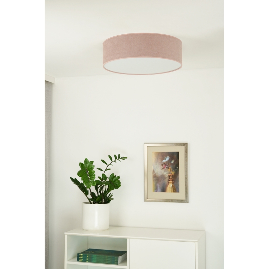 Duolla - LED Stropní svítidlo CORTINA LED/26W/230V pr. 30 cm růžová