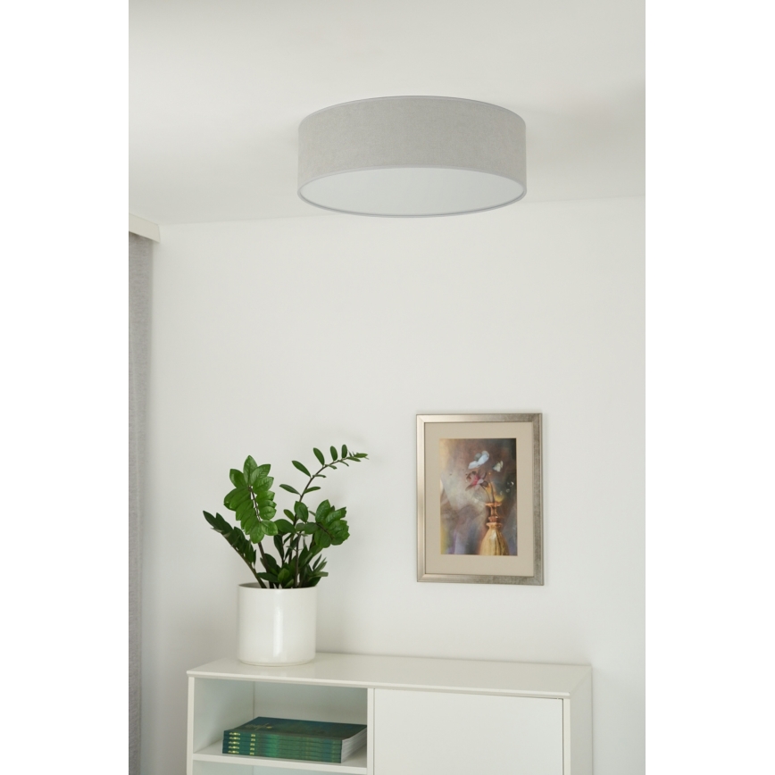 Duolla - LED Stropní svítidlo CORTINA LED/26W/230V pr. 30 cm šedá