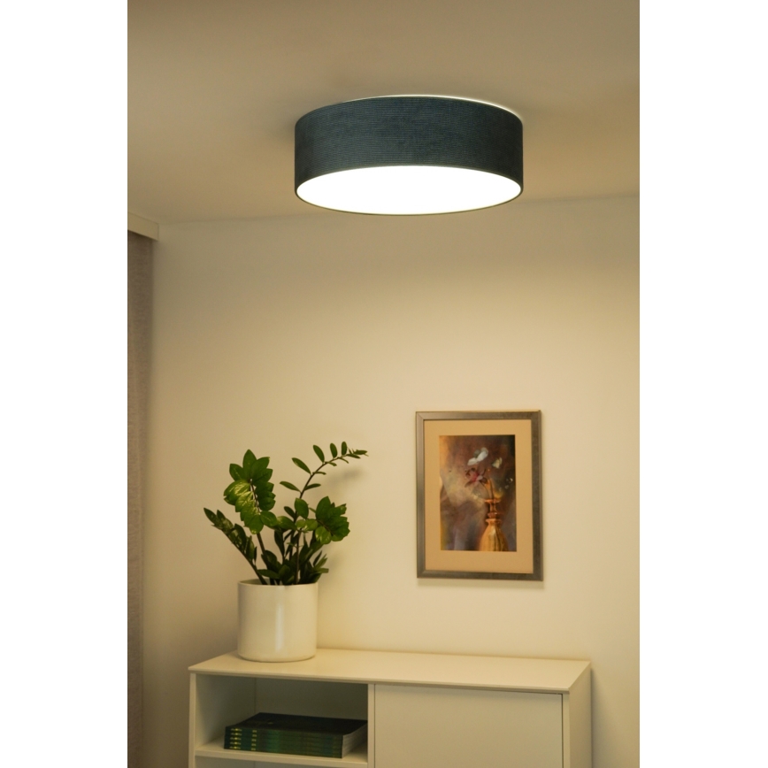 Duolla - LED Stropní svítidlo CORTINA LED/26W/230V pr. 30 cm tyrkysová