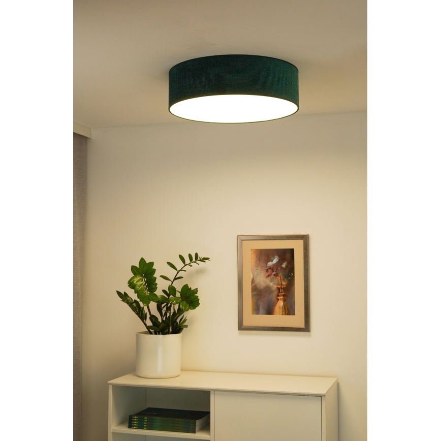 Duolla - LED Stropní svítidlo CORTINA LED/26W/230V pr. 30 cm zelená