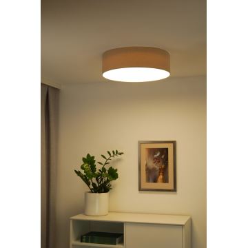 Duolla - LED Stropní svítidlo CORTINA LED/26W/230V pr. 45 cm béžová