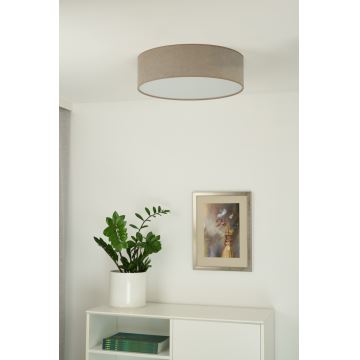 Duolla - LED Stropní svítidlo CORTINA LED/26W/230V pr. 45 cm hnědá