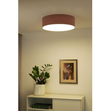 Duolla - LED Stropní svítidlo CORTINA LED/26W/230V pr. 45 cm růžová