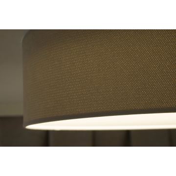 Duolla - LED Stropní svítidlo CORTINA LED/26W/230V pr. 45 cm šedá