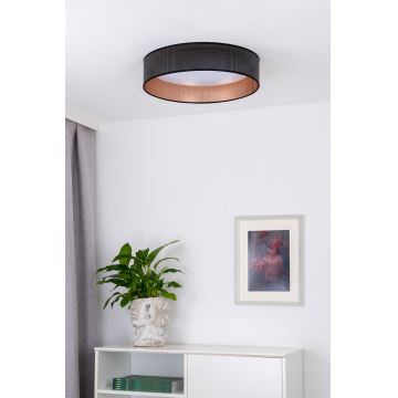 Duolla - LED Stropní svítidlo ROLLER LED/24W/230V černá/měděná