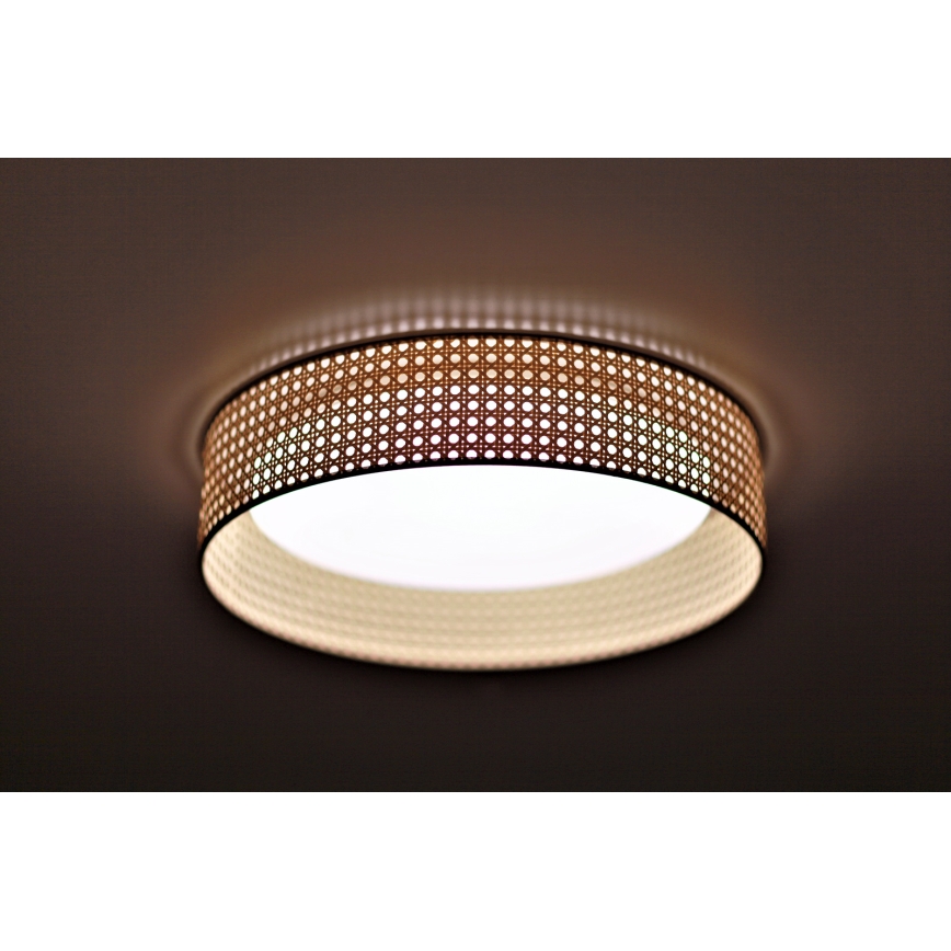 Duolla - LED Stropní svítidlo ROLLER LED/24W/230V ratan