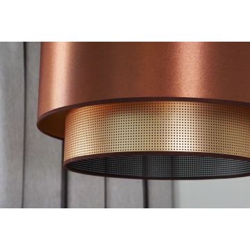 Duolla - Lustr na lanku COPPER SHINY 1xE27/15W/230V měděná