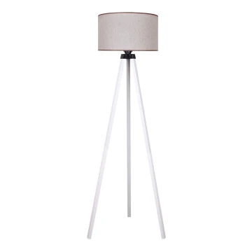 Duolla - Stojací lampa 1xE27/60W/230V béžová/bílá