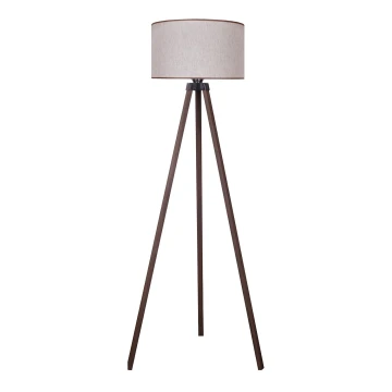 Duolla - Stojací lampa 1xE27/60W/230V béžová/hnědá