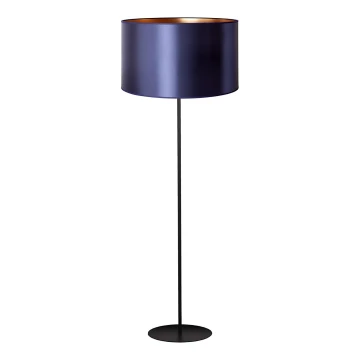 Duolla - Stojací lampa CANNES 1xE27/15W/230V 45 cm fialová/měděná/černá