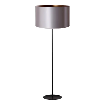 Duolla - Stojací lampa CANNES 1xE27/15W/230V 45 cm stříbrná/měděná/černá