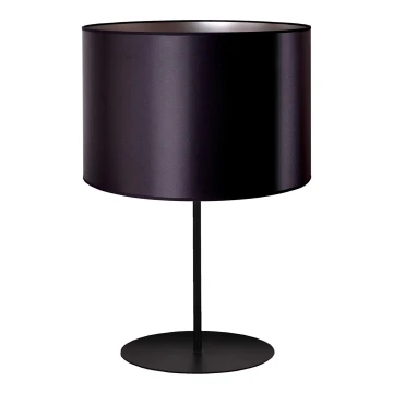 Duolla - Stolní lampa CANNES 1xE14/15W/230V 20 cm černá/stříbrná