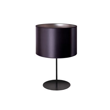 Duolla - Stolní lampa CANNES 1xE14/15W/230V 20 cm černá/stříbrná