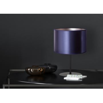 Duolla - Stolní lampa CANNES 1xE14/15W/230V 20 cm modrá/stříbrná/černá