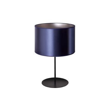 Duolla - Stolní lampa CANNES 1xE14/15W/230V 20 cm modrá/stříbrná/černá