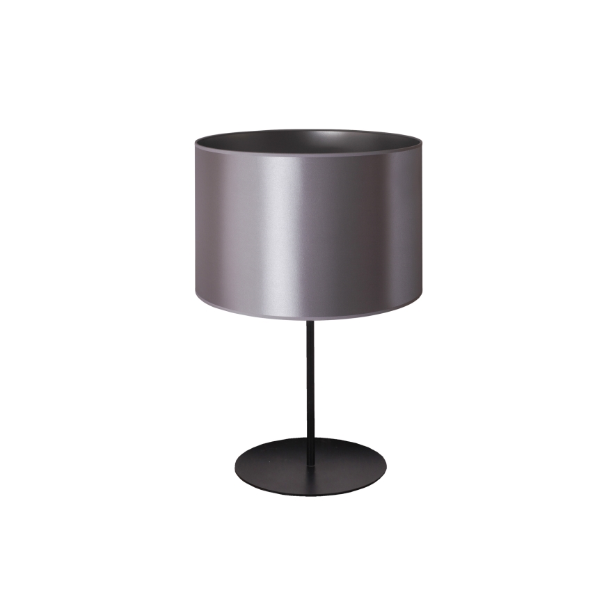 Duolla - Stolní lampa CANNES 1xE14/15W/230V 20 cm stříbrná/černá