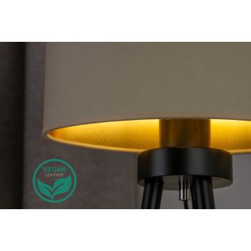 Duolla - Stolní lampa OVAL VEGAN 1xE27/15W/230V krémová